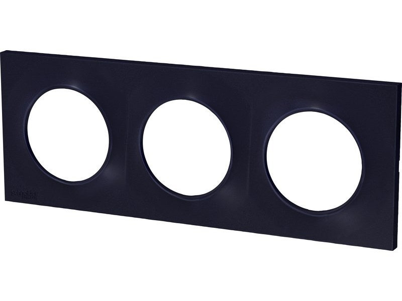 Plaque triple Odace styl, anthracite