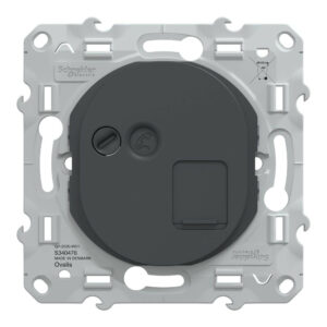 Prise rj45 à assembler Ovalis, SCHNEIDER ELECTRIC, anthracite