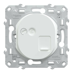 Prise rj45 à assembler Ovalis, SCHNEIDER ELECTRIC, blanc