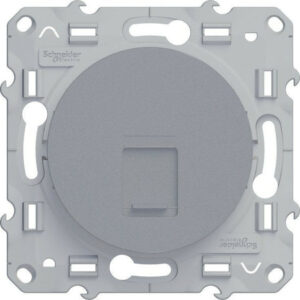 Prise rj45 Odace, aluminium