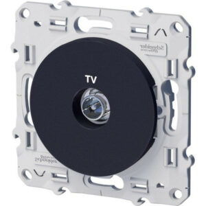 Prise Tv Odace, Gris Anthracite