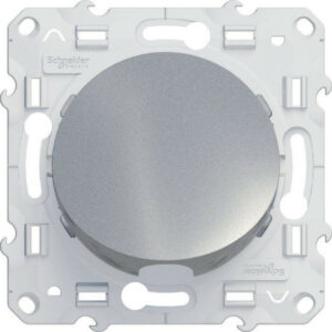 Sortie de câble Odace, gris aluminium