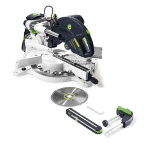 Scie à onglets radiale 1600 W KAPEX KS 120 REB avec accessoires FESTOOL 575302