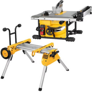 Scie à table 1850 W 210 mm avec piètement DEWALT DWE7485RS-QS