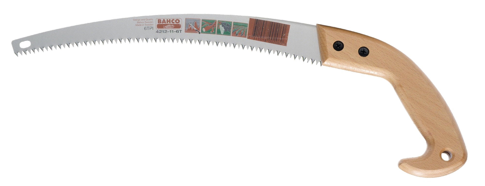 Scie arboricole 360 mm BAHCO 4211-14-6T