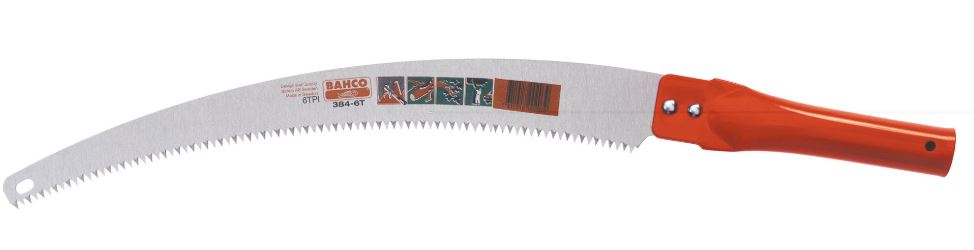 Scie arboricole 360 mm pour perche réaffûtable BAHCO 384-6T