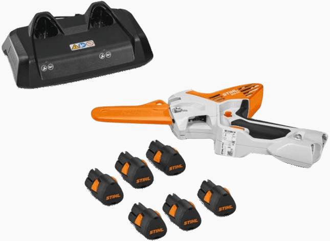 Scie de jardin 21 V GTA 40.0 + 6 batteries + chargeur STIHL GA04-200-000