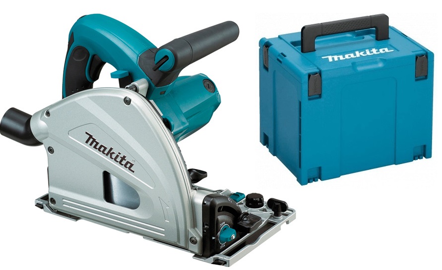 Scie plongeante 1300W + coffret MAKPAC 4 MAKITA SP6000J