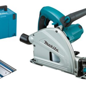 Scie plongeante 1300W + rail de guidage + coffret MAKPAC 4 MAKITA PROMOPACK8