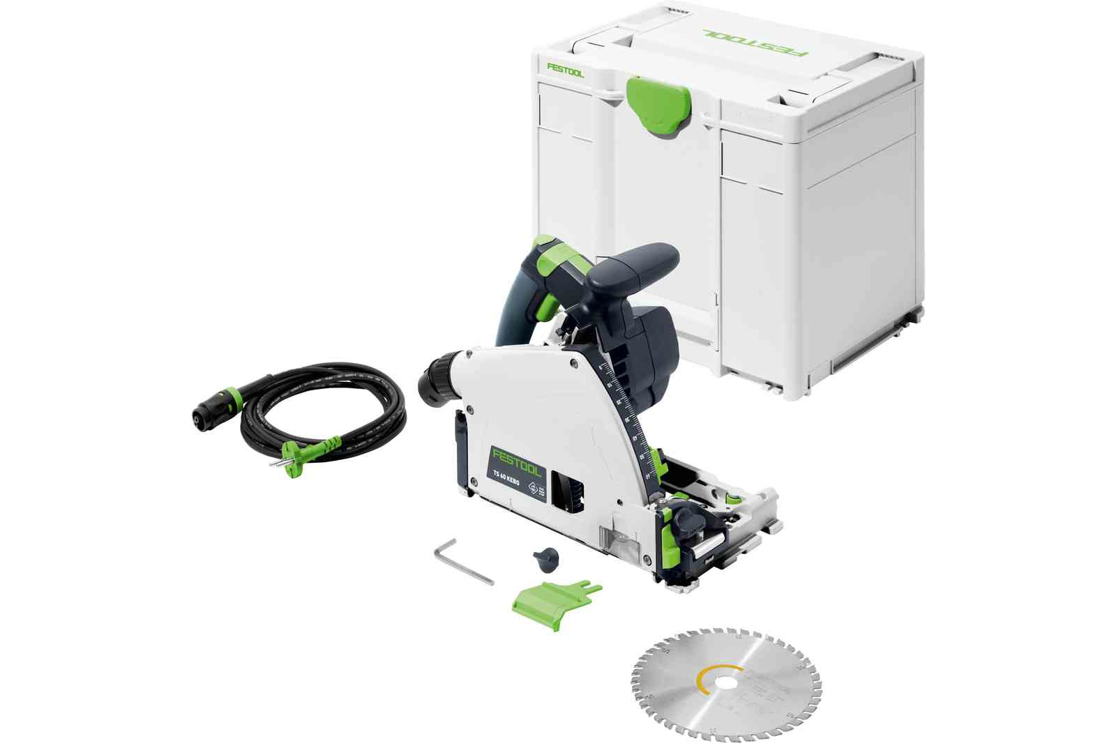 Scie plongeante 1500 W TS 60 KEBQ-Plus + coffret SYS3 FESTOOL 576721