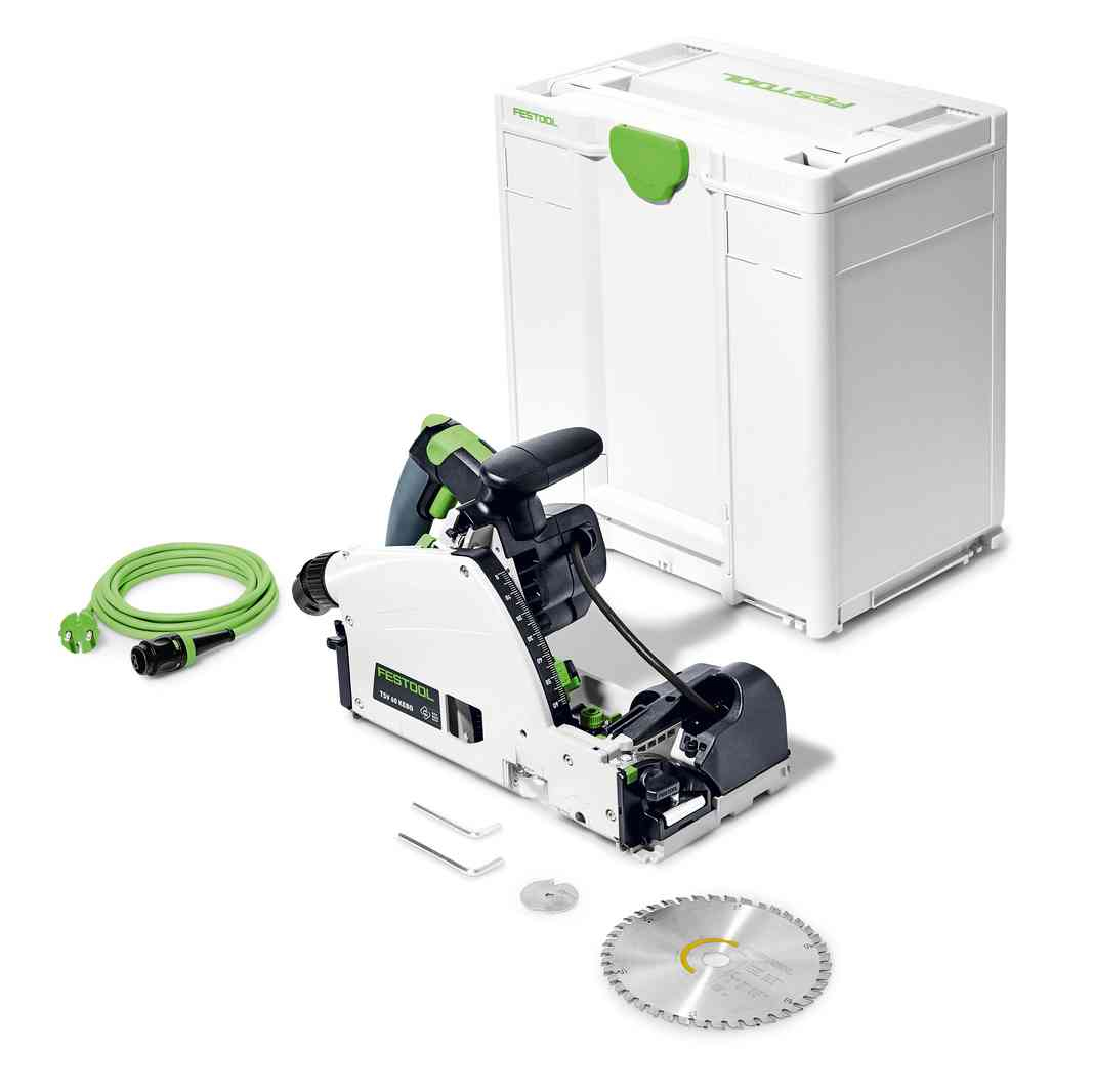 Scie plongeante avec inciseur 1500 / 190 W TSV 60 KEBQ-Plus + coffret Systainer SYS3 FESTOOL 576730