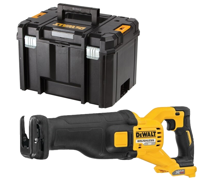 Scie sabre 54 V XR FLEXVOLT (sans batterie ni chargeur) + coffret T-STAK IV DEWALT DCS389NT-XJ