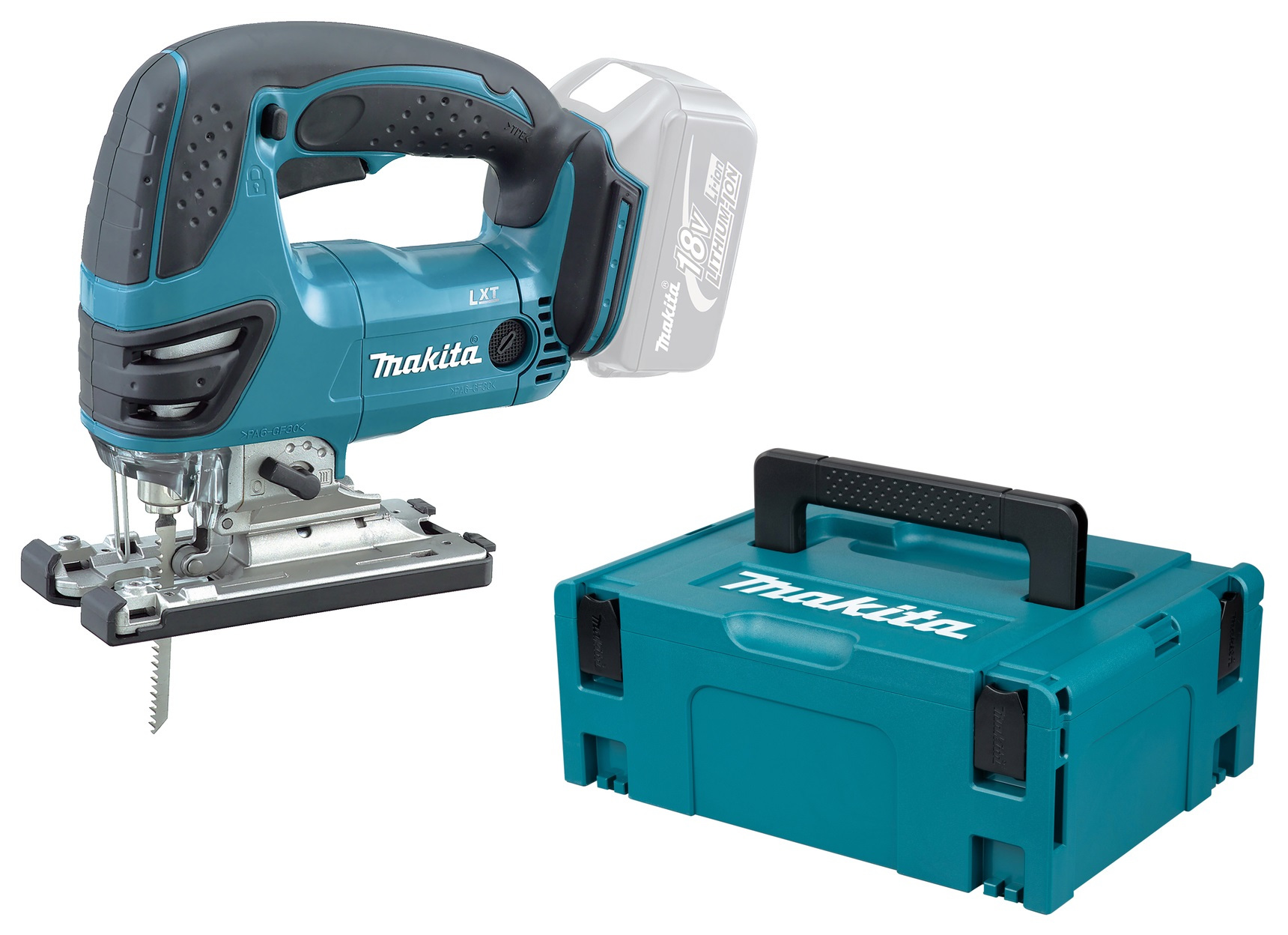 Scie sauteuse LXT 18 V (sans batterie ni chargeur) + coffret MAKPAC MAKITA DJV180ZJ