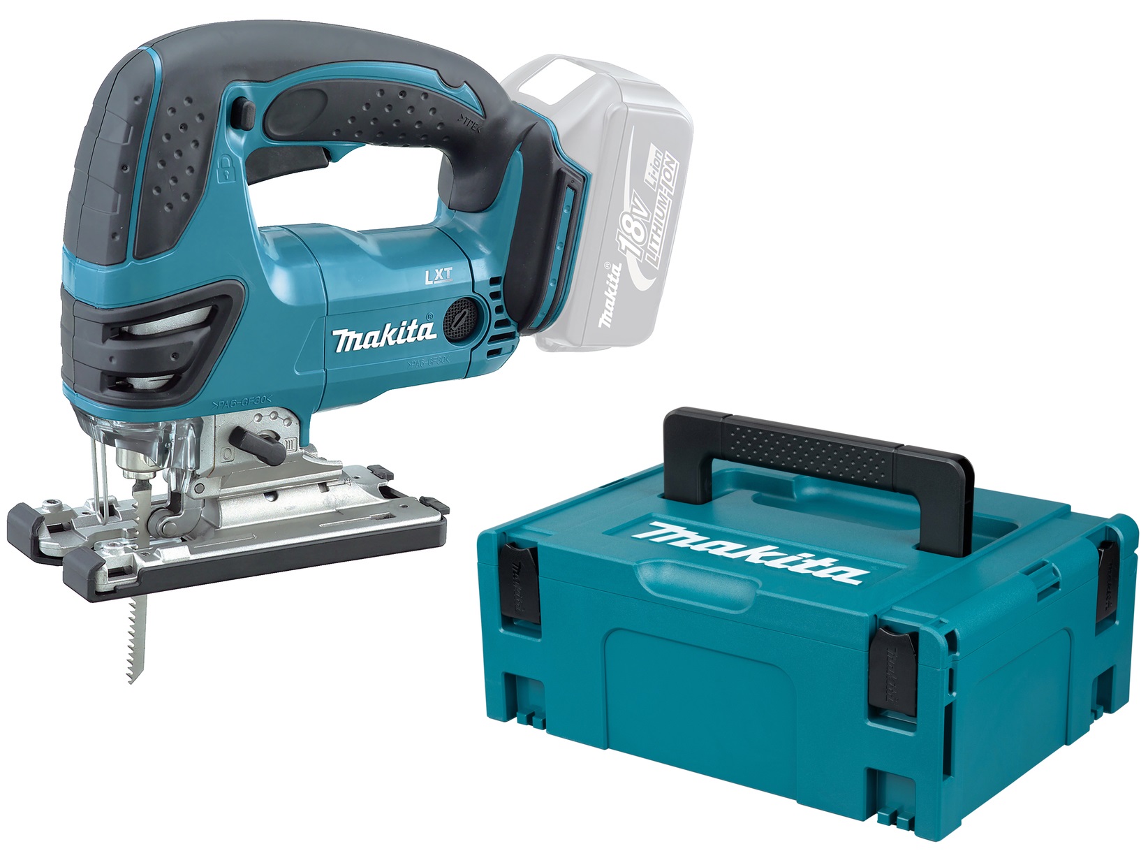 Scie sauteuse LXT 18 V (sans batterie ni chargeur) + coffret MAKPACMAKITA DJV180ZXJ