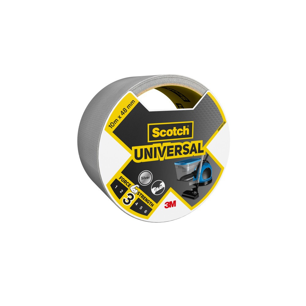 Adhésif de réparation SCOTCH Universal, une face L.10 m x l.48 mm gris