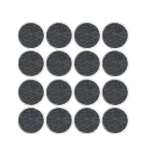 Lot de 16 patins feutre adhésif, SCOTCH, diam. 17 mm, gris