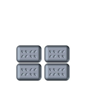 Lot de 4 patins adhésifs alvéolé eur, SCOTCH, 35 x 24 mm, gris