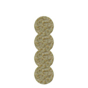Lot de 4 patins caoutchouc naturel non adhésif, SCOTCH, diam. 60 mm