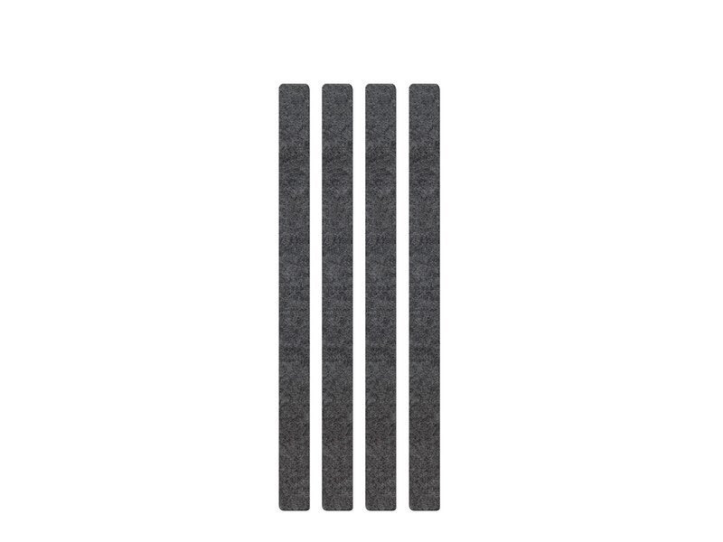 Lot de 4 patins feutre adhésif, SCOTCH, 208 x 15 mm, gris