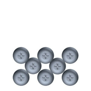 Lot de 8 patins adhésifs alvéolé eur, SCOTCH, diam. 22 mm, gris