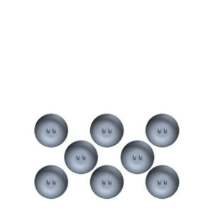 Lot de 8 patins adhésifs alvéolé eur, SCOTCH, diam.19 mm, gris