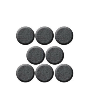 Lot de 8 patins feutre adhésif, SCOTCH, diam. 25 mm, gris