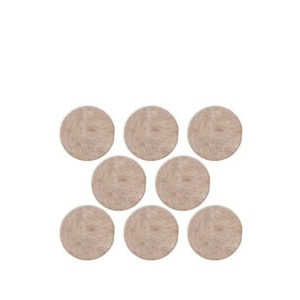 Lot de 8 patins feutre en laine adhésif, SCOTCH, diam. 22 mm, beige