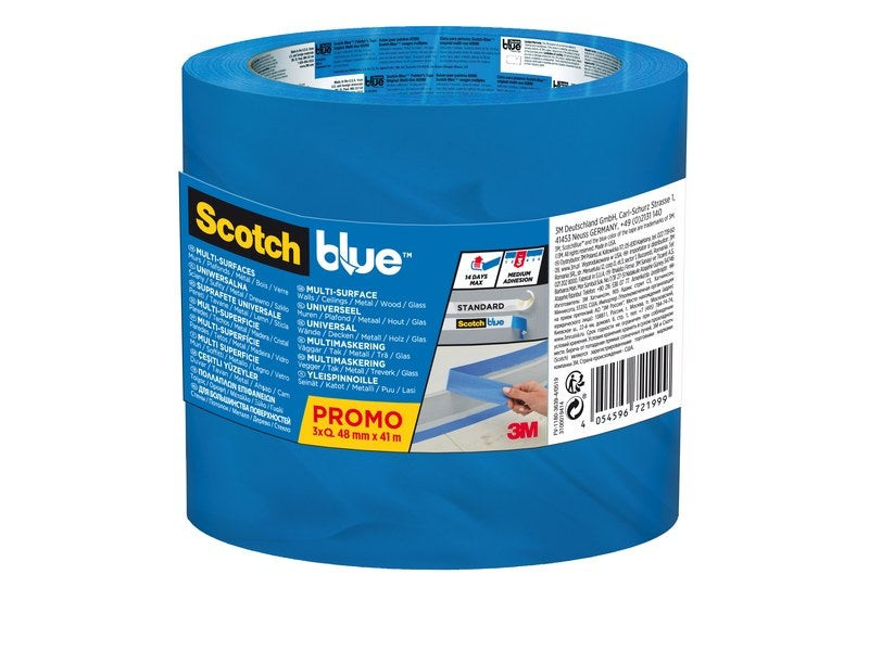 Ruban De Masquage Scotchblue L.48 Mm X L.41 M Multiusage