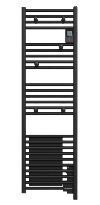 Sèche-serviette 1300 W DORIS DIGITAL ETROIT soufflant noir ATLANTIC 851295