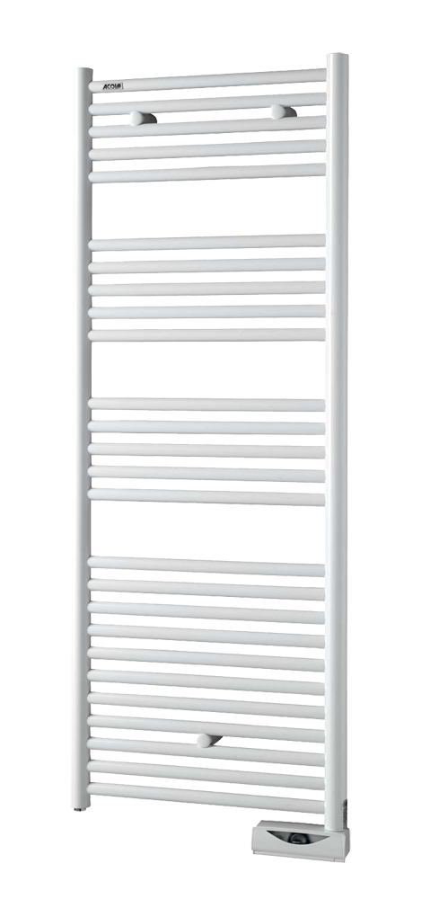Sèche-serviettes électrique ATOLL SPA Bluetooth 500 W blanc étroit ACOVA TSL-050-040-TF