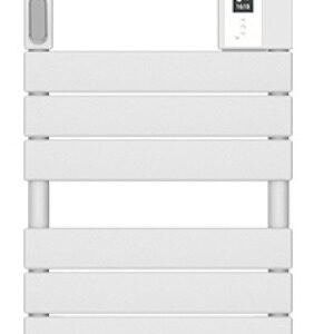Sèche-serviettes électrique connecté sans soufflerie 500 W ADÉLIS étroit digital blanc carat ATLANTIC 861919