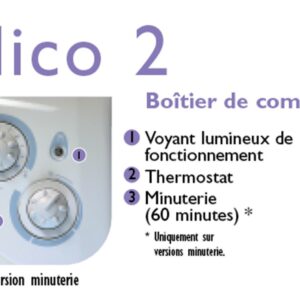 Sèche serviettes électrique ILLICO 2 1800 W compact THERMOR 491391