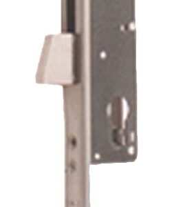 Serrure 3 points à larder ELECTA 1/2 tour Axe 30 mm têtière U inox ISEO 785101302