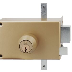 Serrure 3 points en applique MX4500 5 goupilles 5G horizontale tirage droite cylindre de 45 mm HERACLES MX-4503-5G-1