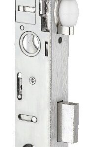 Serrure 3 points pêne dormant à rouleau coffre de 41 mm pour tringle plate STREMLER 2274.41.TI24