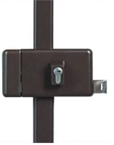 Serrure 3 points profil européen verticale fouillot V5 marron droite VACHETTE 16577000