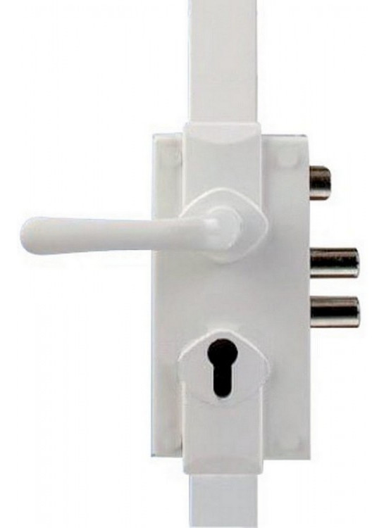 Serrure 3 points S300 réversible sans cylindre blanc MUL-T-LOCK LO300BXXXXXXXXXXX