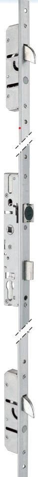 Serrure à 3 points TF3 relevage pêne dormant longueur 39 mm STREMLER 6570.39.0C