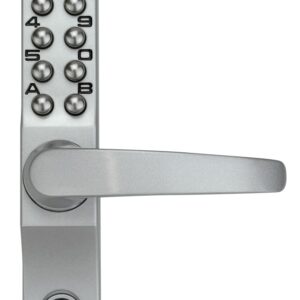 Serrure à code mécanique KEYLEX profil étroit (boitier à code et garniture intérieur) LOKOD 22701