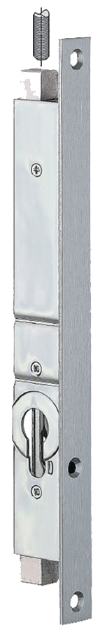 Serrure à larder 2 points pour cylindre coffre de 30 mm variaxe STREMLER 2253.30.0