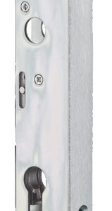 Serrure à larder 2 points pour cylindre coffre de 41 mm pour tringle plate STREMLER 2253.41.TI24