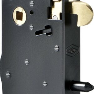 Serrure à larder 4G à mentonnet axe 50 mm bout carré JPM 000280-01-01