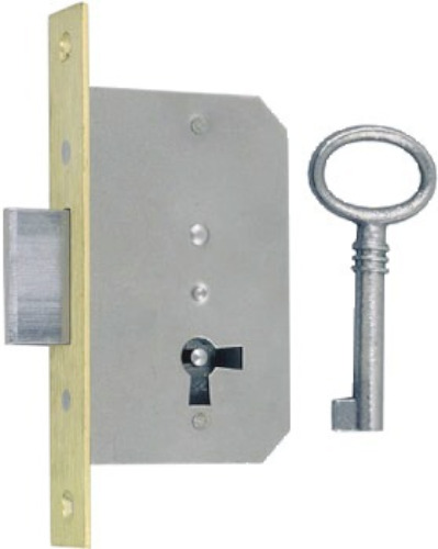 Serrure à larder classeur axe 20 mm longueur 38 mm 1 clé DEVISMES S518A20