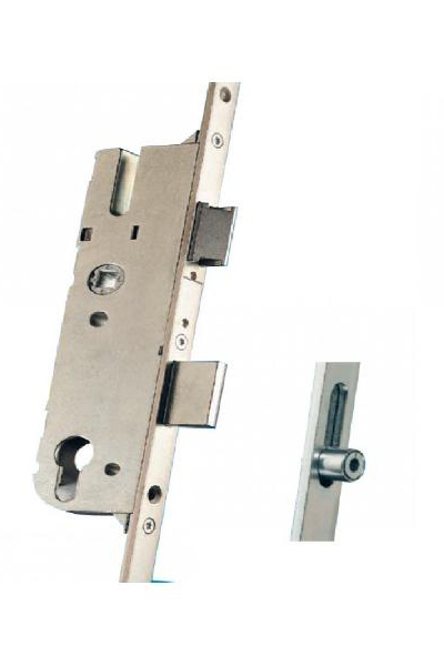 Serrure à larder SECURY 65/92 4 galets têtière de 16 mm carré 8 mm L 2285 mm cote D 1050 mm FERCO 6-26465-01-0-1
