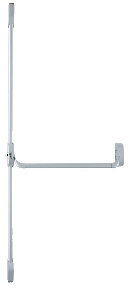 Serrure anti panique CF IDEA 3 points finition argent ISEO 9413113774A