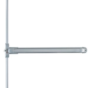 Serrure anti panique CF IDEA 3 points pênes latéraux finition argent ISEO 942608477TA