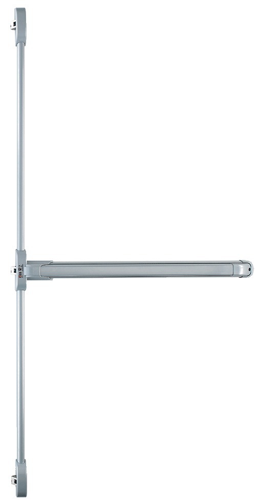 Serrure anti panique CF IDEA 3 points pênes latéraux finition argent ISEO 942608477TA