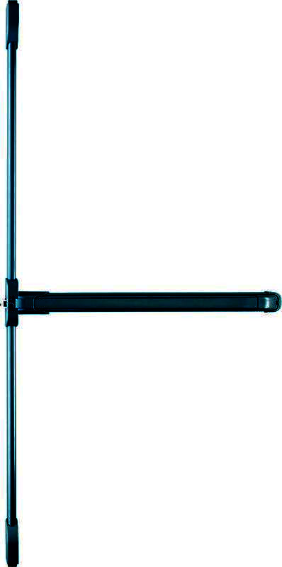Serrure anti panique Push barre IDEA 3 points finition noir ISEO 942308455TA