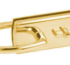 Serrure de milieu cylindre double béquilles Lagune 4300 dorée STREMLER 4300.40.0