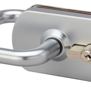 Serrure de milieu réversible 9845R40 aluminium naturel METALUX NM9845R400